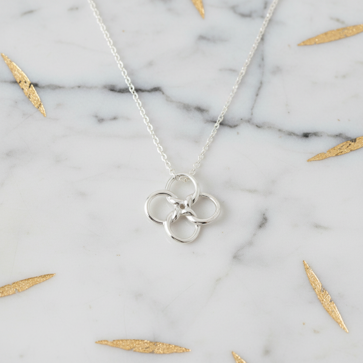 Tiffany Quadrofolio · Platinum Pendant