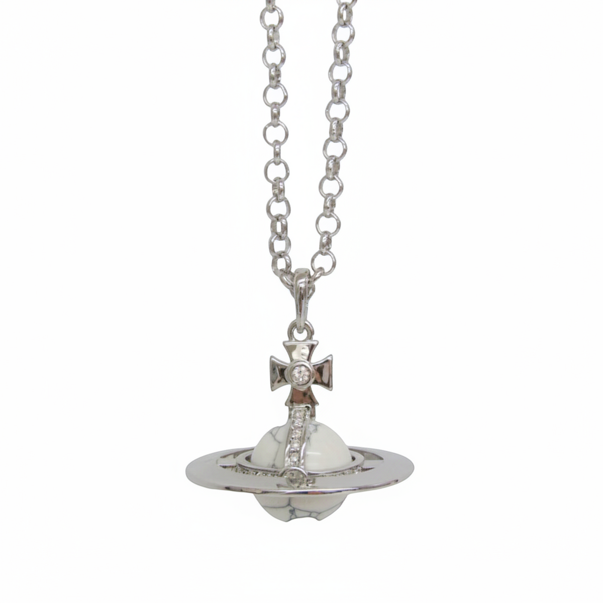 Vivienne Westwood Orb Marble · Silver