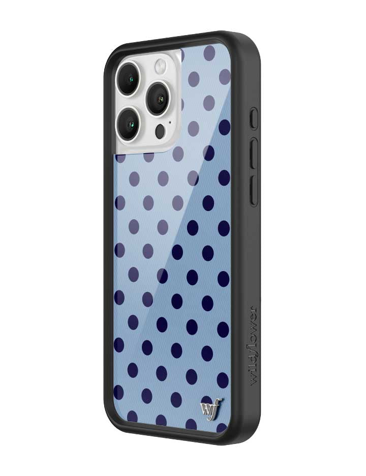 Polka Dot | Blue and Navy Blue iPhone Case