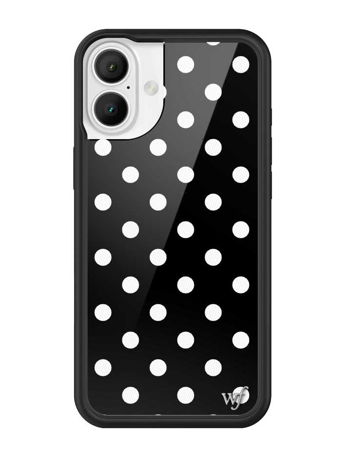 Polka Dot | Black and White iPhone Case