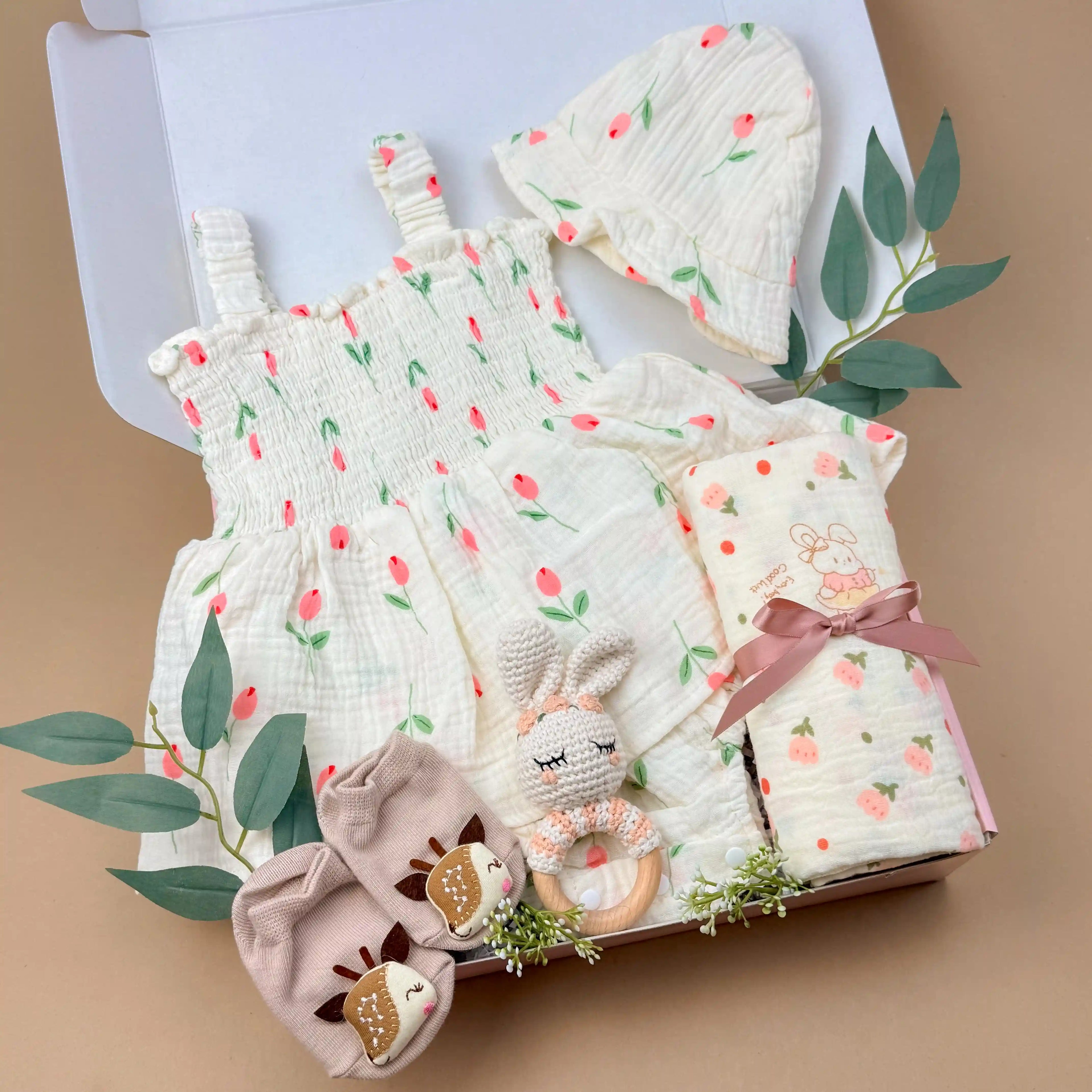 Baby Shower Gift Box for Mom & Baby Girl