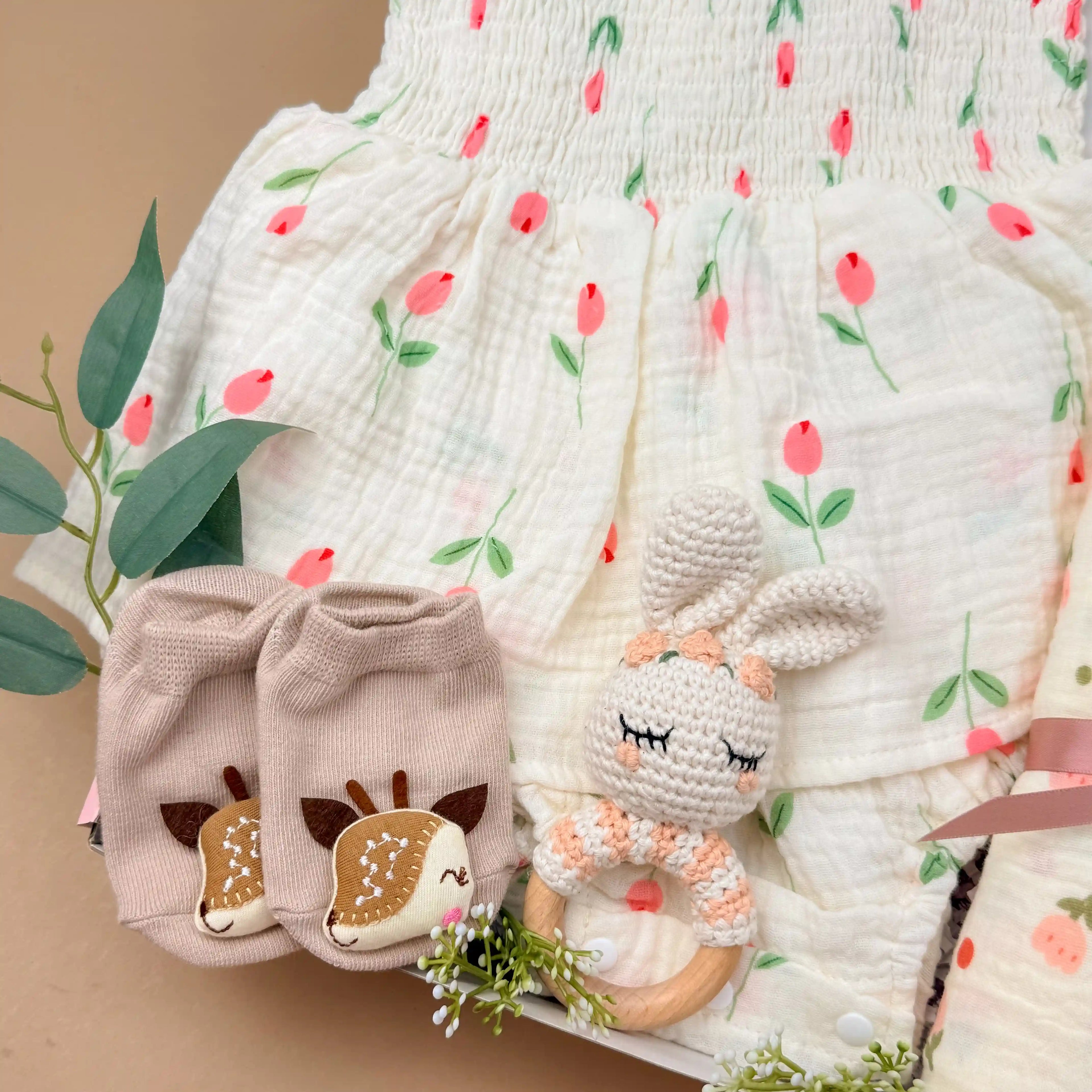 Baby Shower Gift Box for Mom & Baby Girl