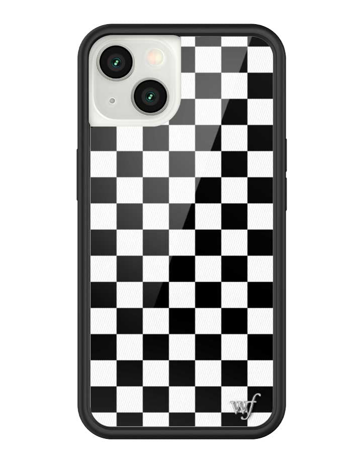 Checkers | Black iPhone Case