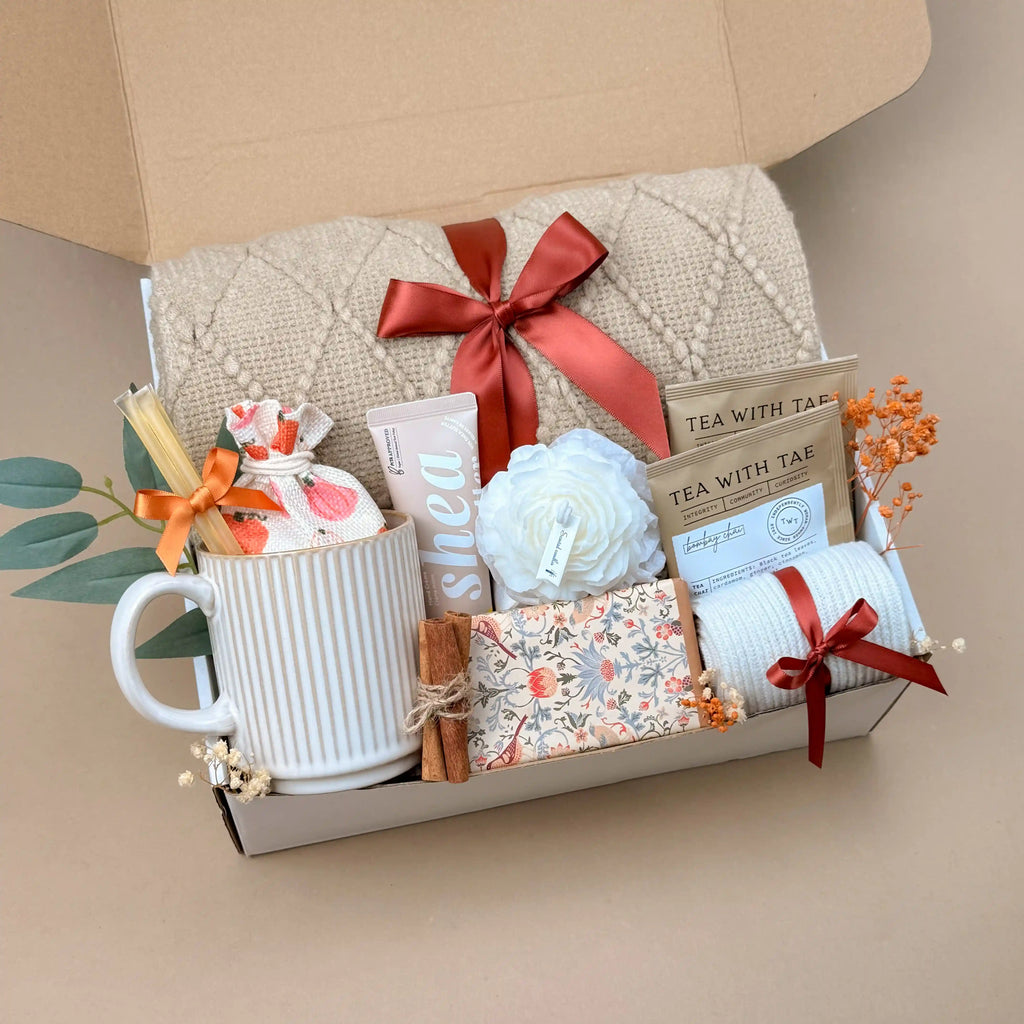 Cozy Fall Comfort Women's Gift Basket Bundle