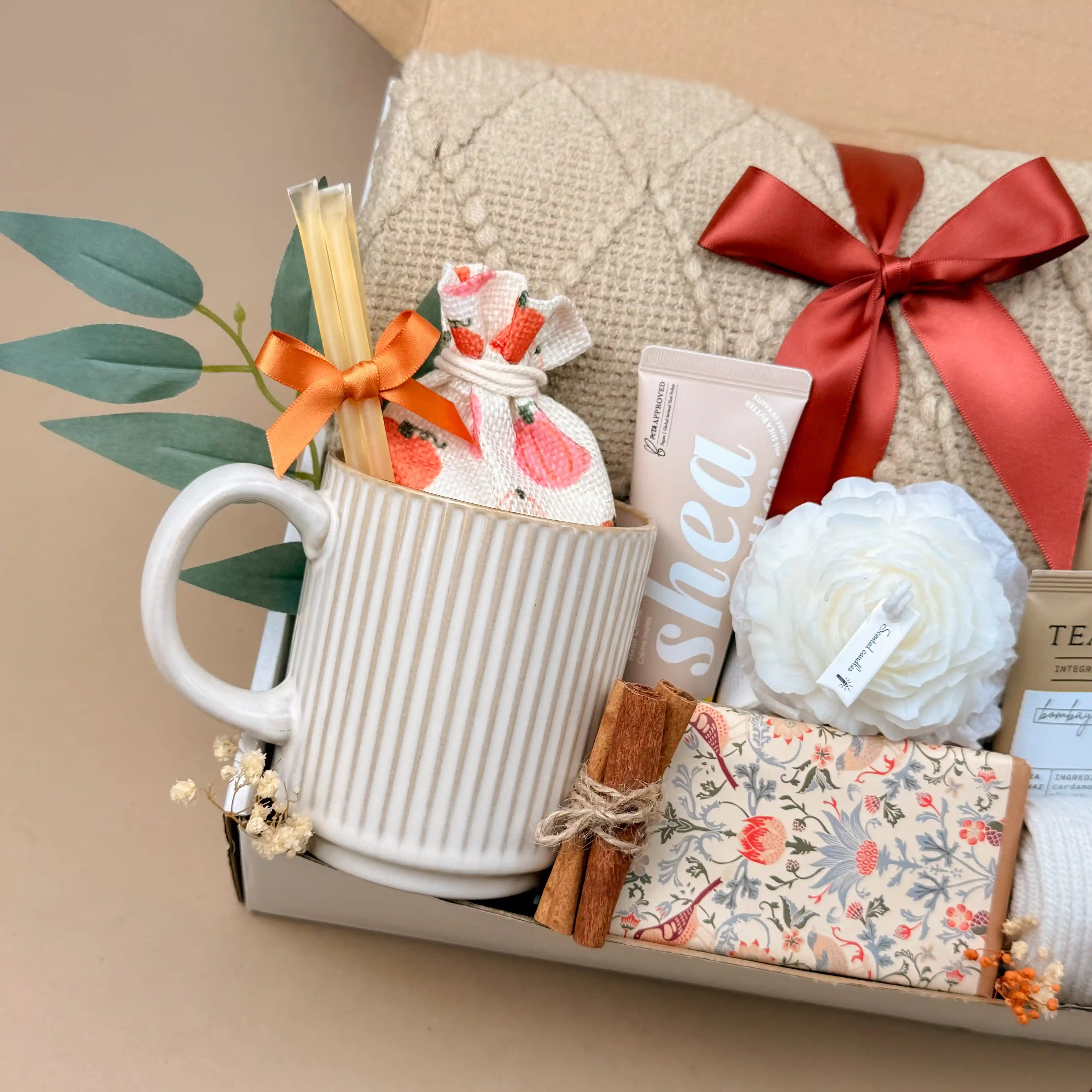 Cozy Fall Comfort Women's Gift Basket Bundle