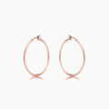37mm  Elegant Rosegold Hoop Earrings