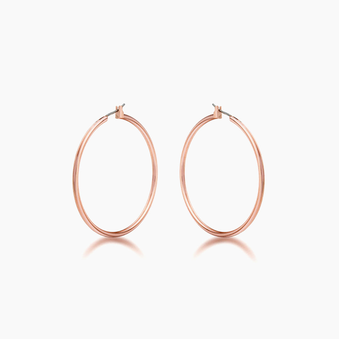 45mm Rosegold Hoop Earrings