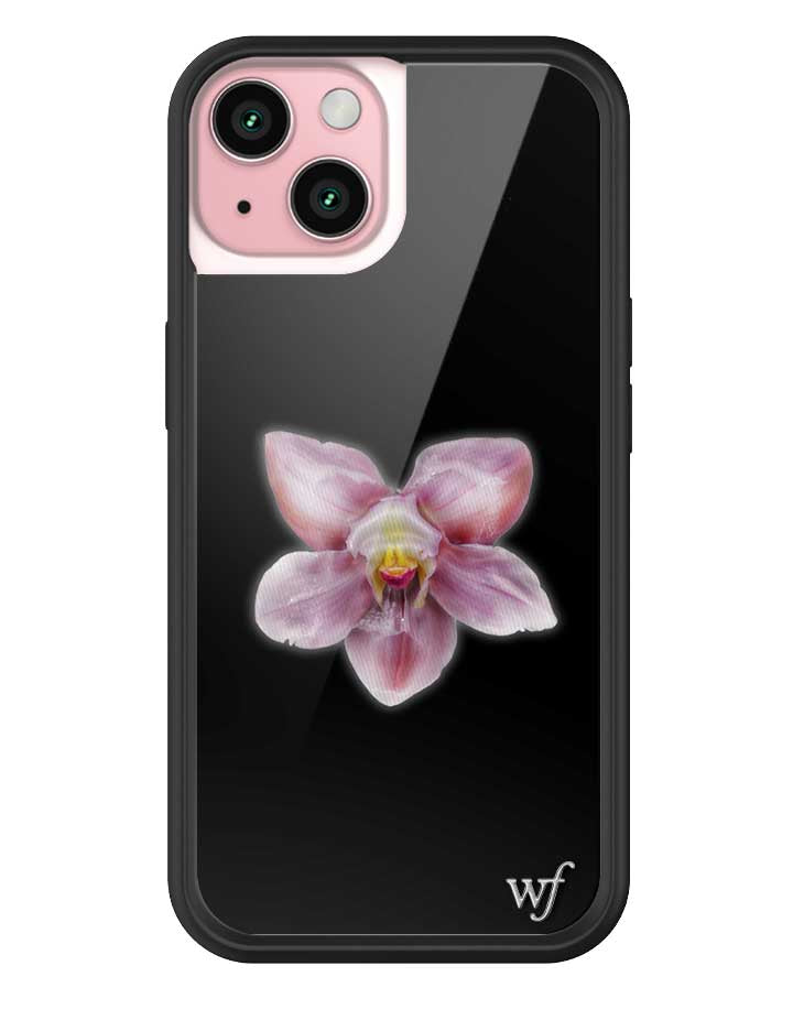 Orchid | Black iPhone Case