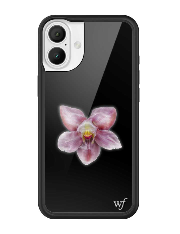 Orchid | Black iPhone Case