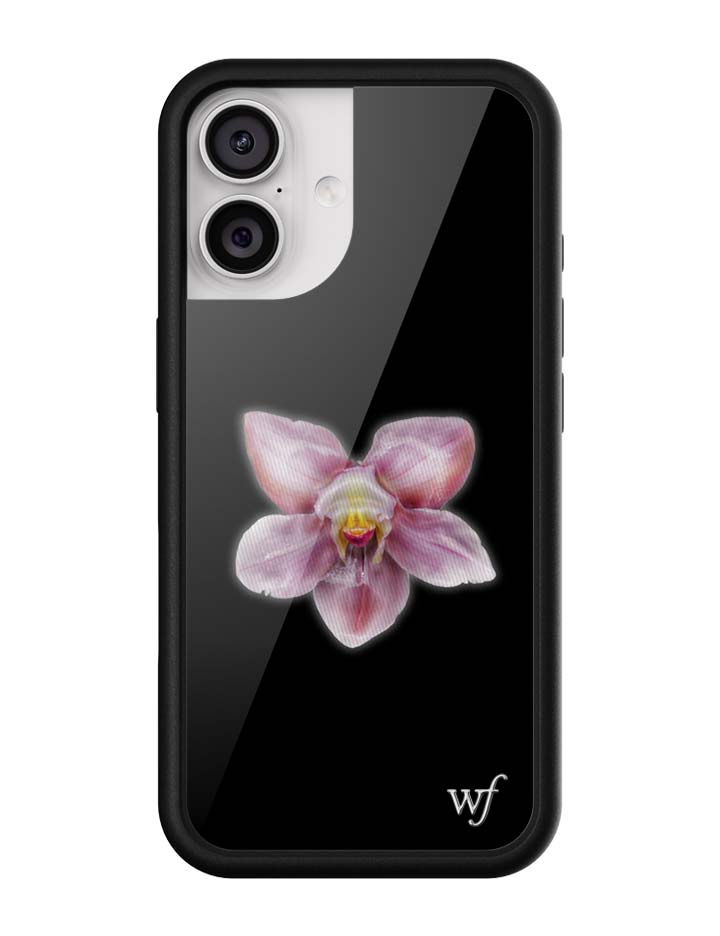 Orchid | Black iPhone Case