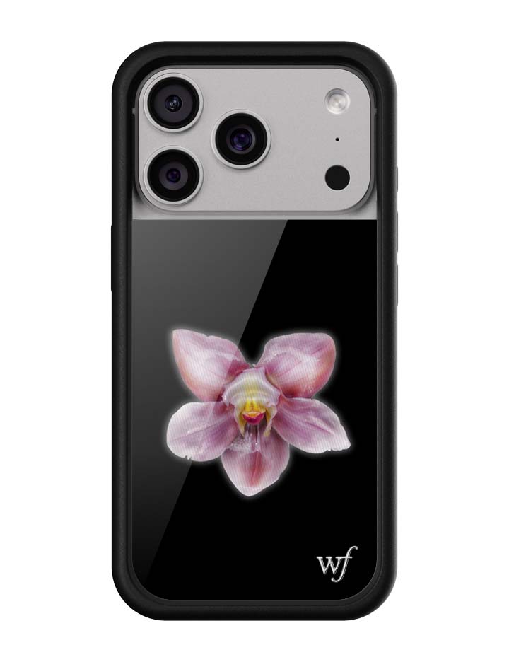 Orchid | Black iPhone Case