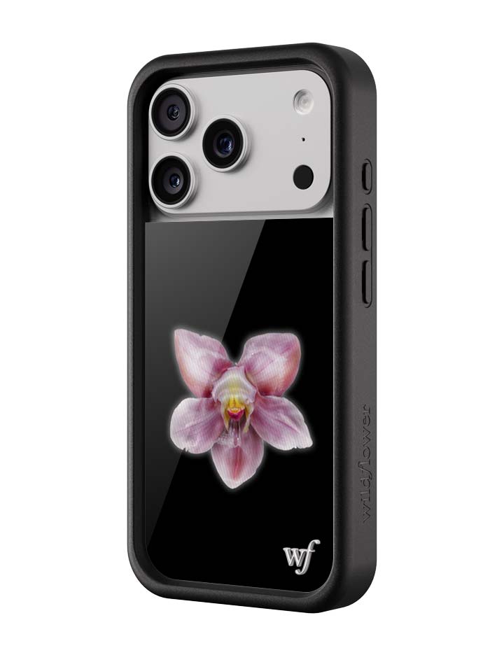 Orchid | Black iPhone Case
