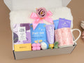 Self Care Gifts for Her – Luxury Lavender Spa & Blanket Set