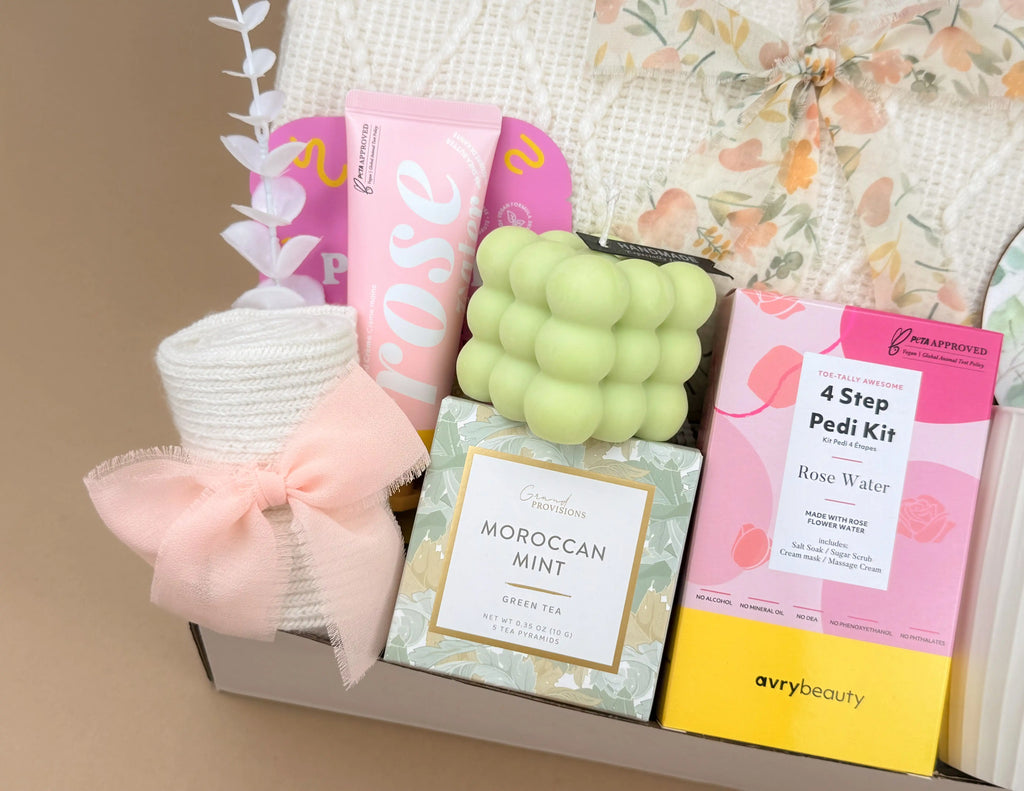 Luxury Gift Boxes for Women – Deluxe Spa, Blanket & Tea Set