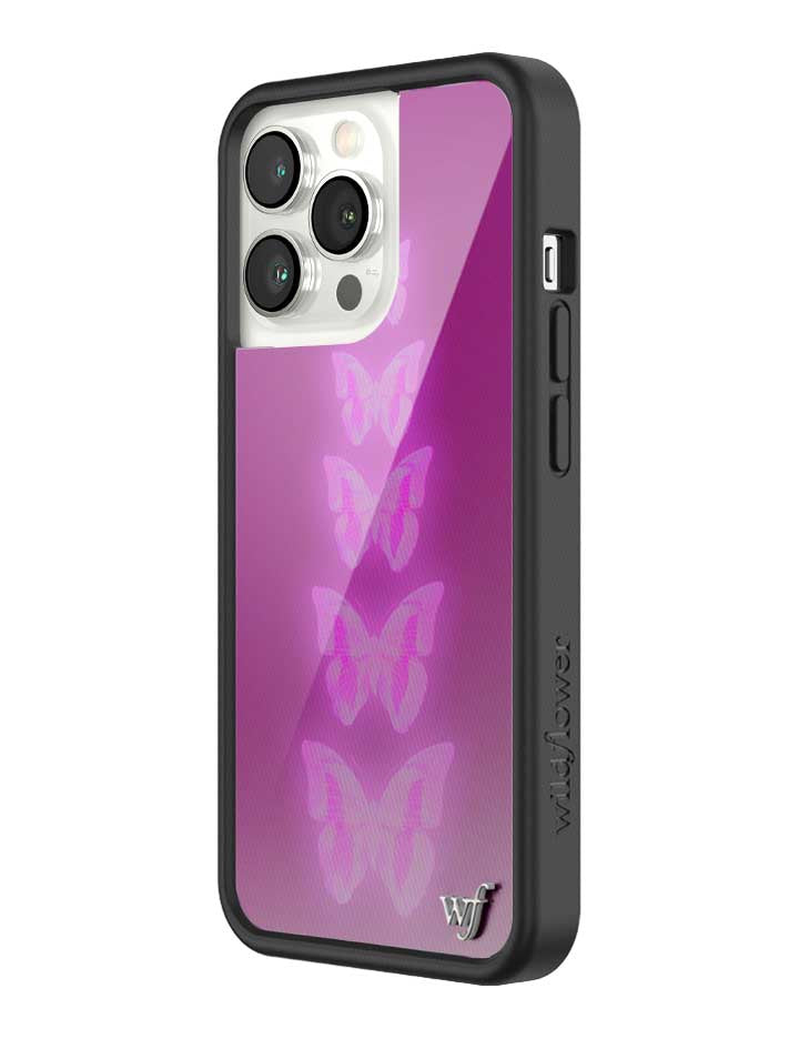 Neon Butterfly iPhone Case
