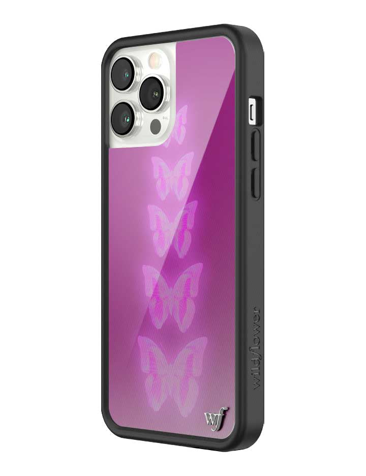 Neon Butterfly iPhone Case