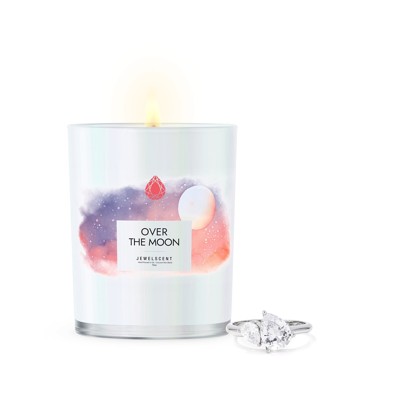 Over The Moon 10oz Mystery Jewelry  Candle