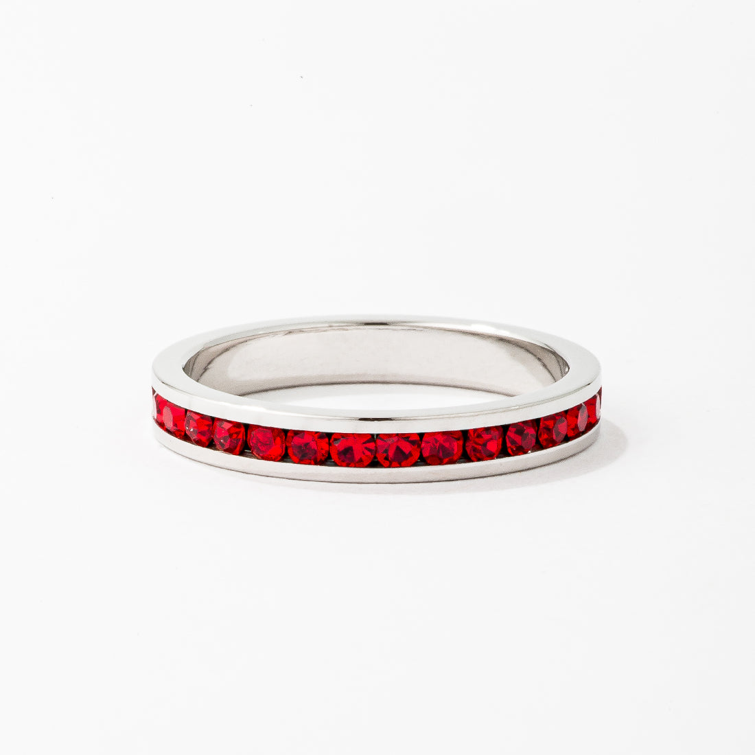 Tessa Ruby Crystal Eternity Band