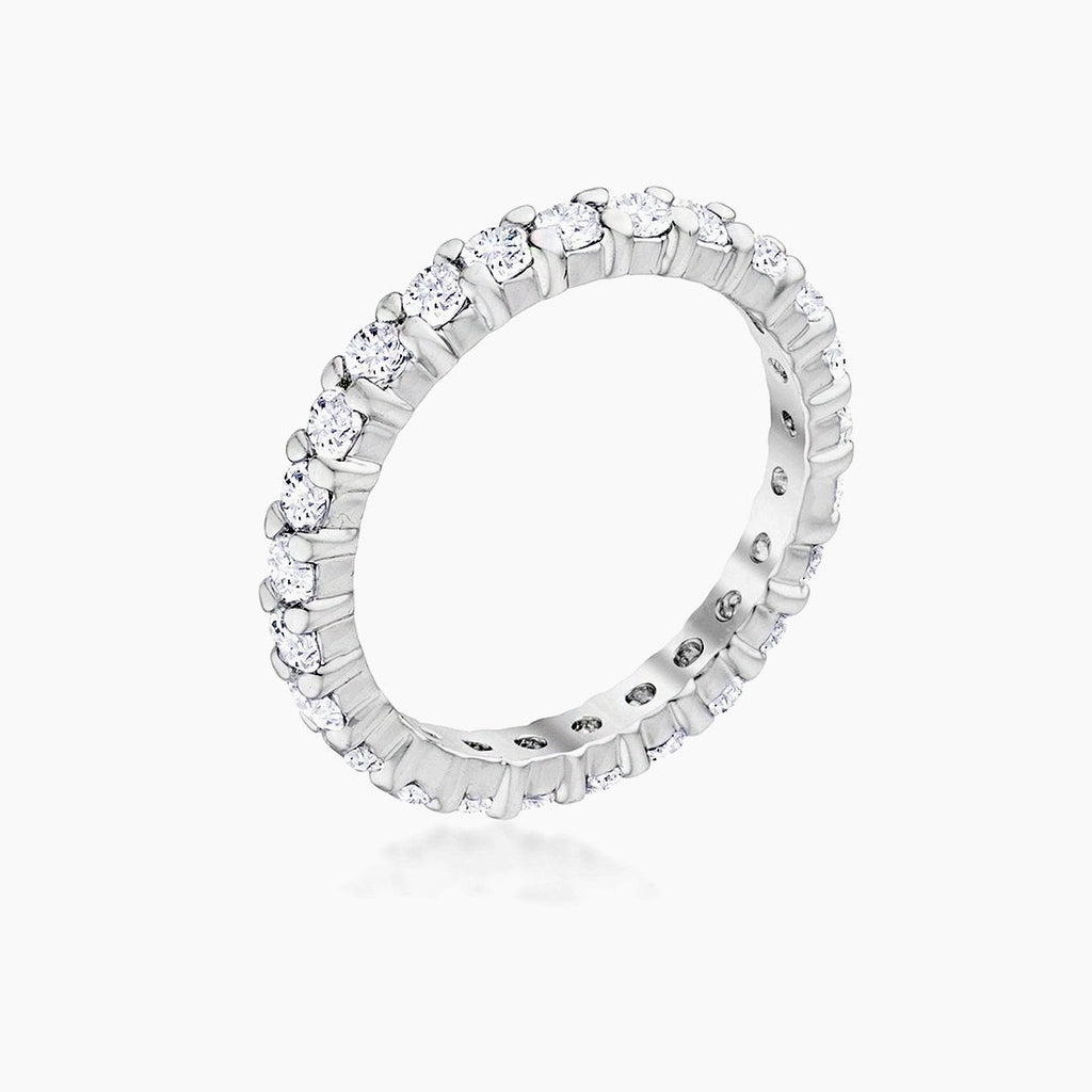 Cubic Zirconia Eternity Band