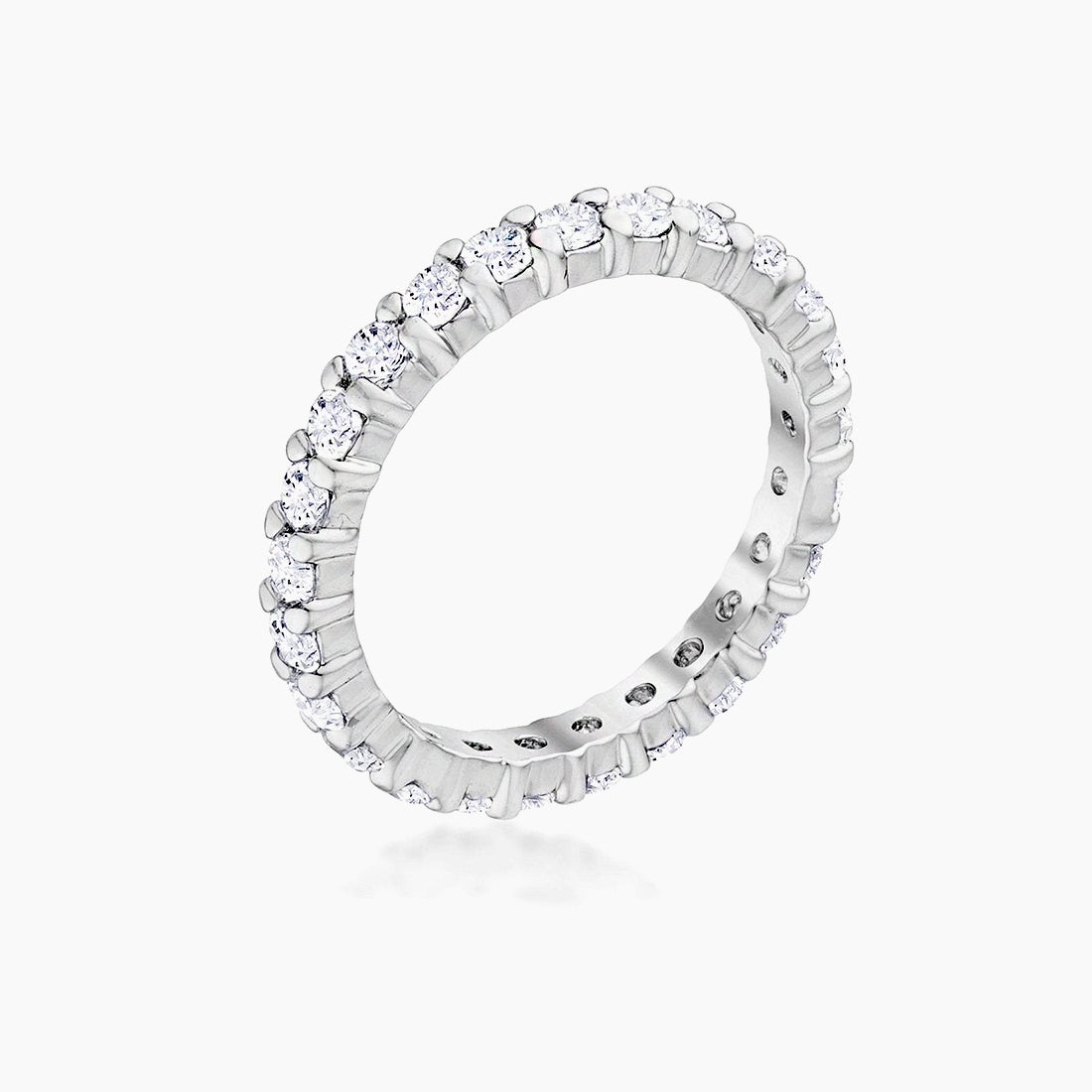 Cubic Zirconia Eternity Band