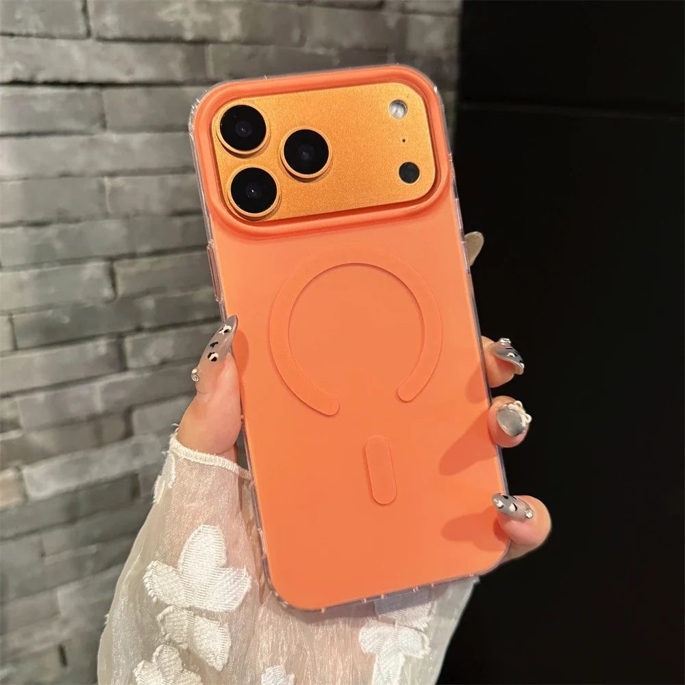Luxury Frosted Magnetic Case For Magsafe Magnetic Phone Case For iPhone