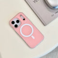 Luxury 2 IN 1 Soft Silicone For magsafe Wireless Charging Phone Case For iPhone