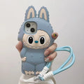 3D Cartoon Kawaii LaBuBu Monster Soft Silicone Phone Case