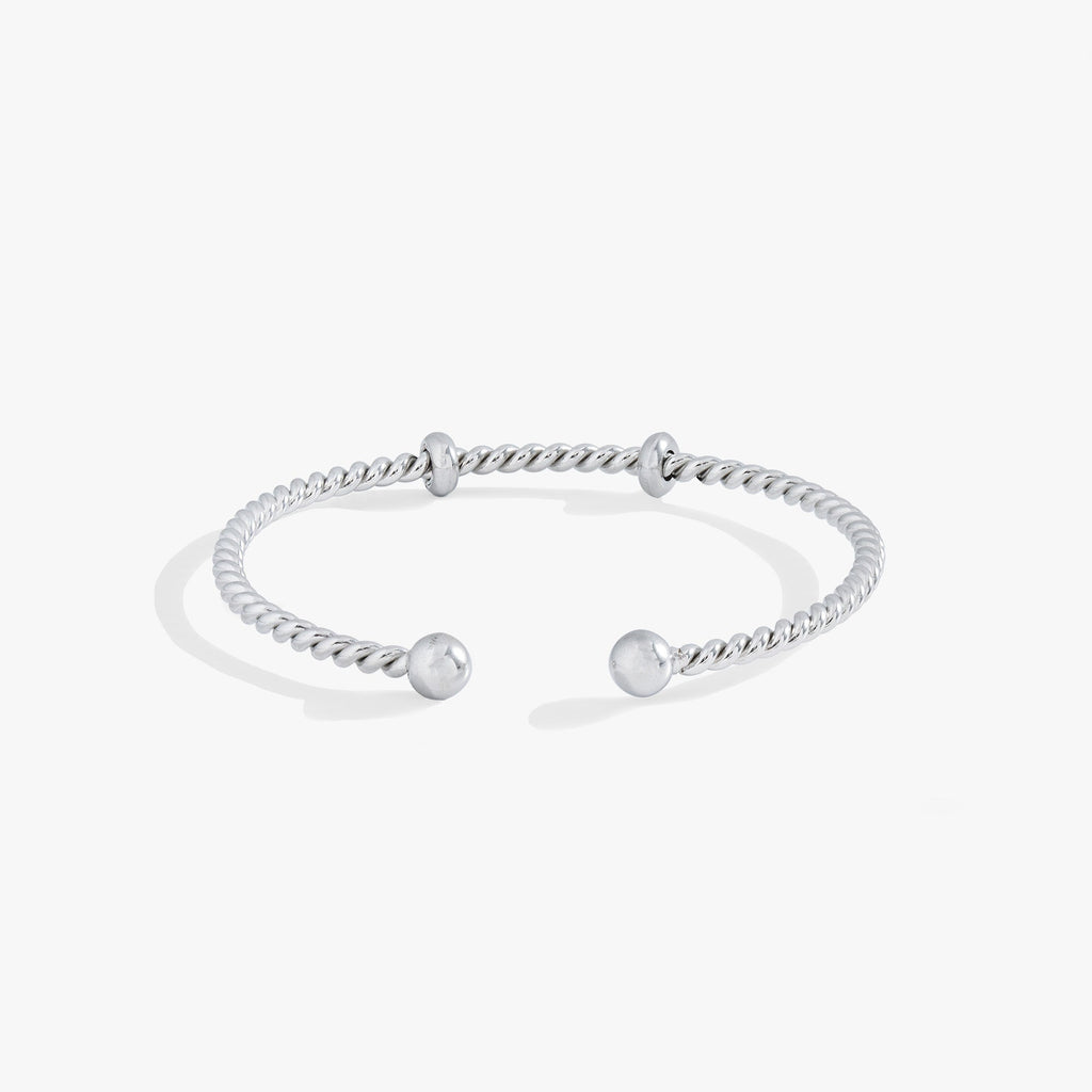 French Rope Charm Bracelet Cuff
