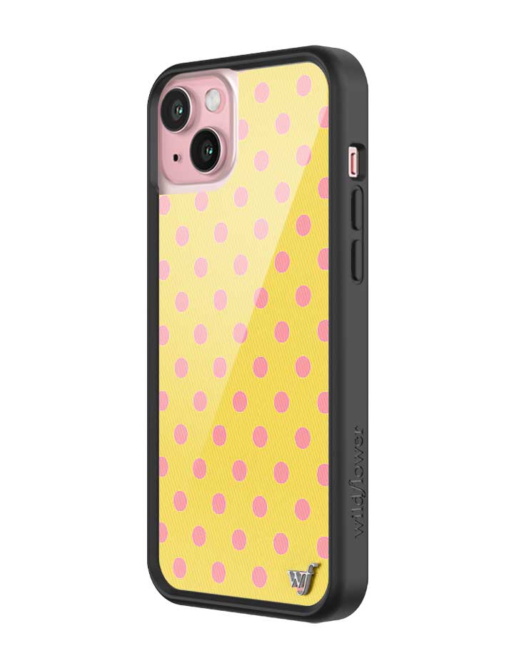 Polka Dot | Yellow and Pink iPhone Case