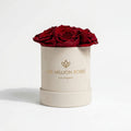 Essence Beige Suede Box | Red Roses
