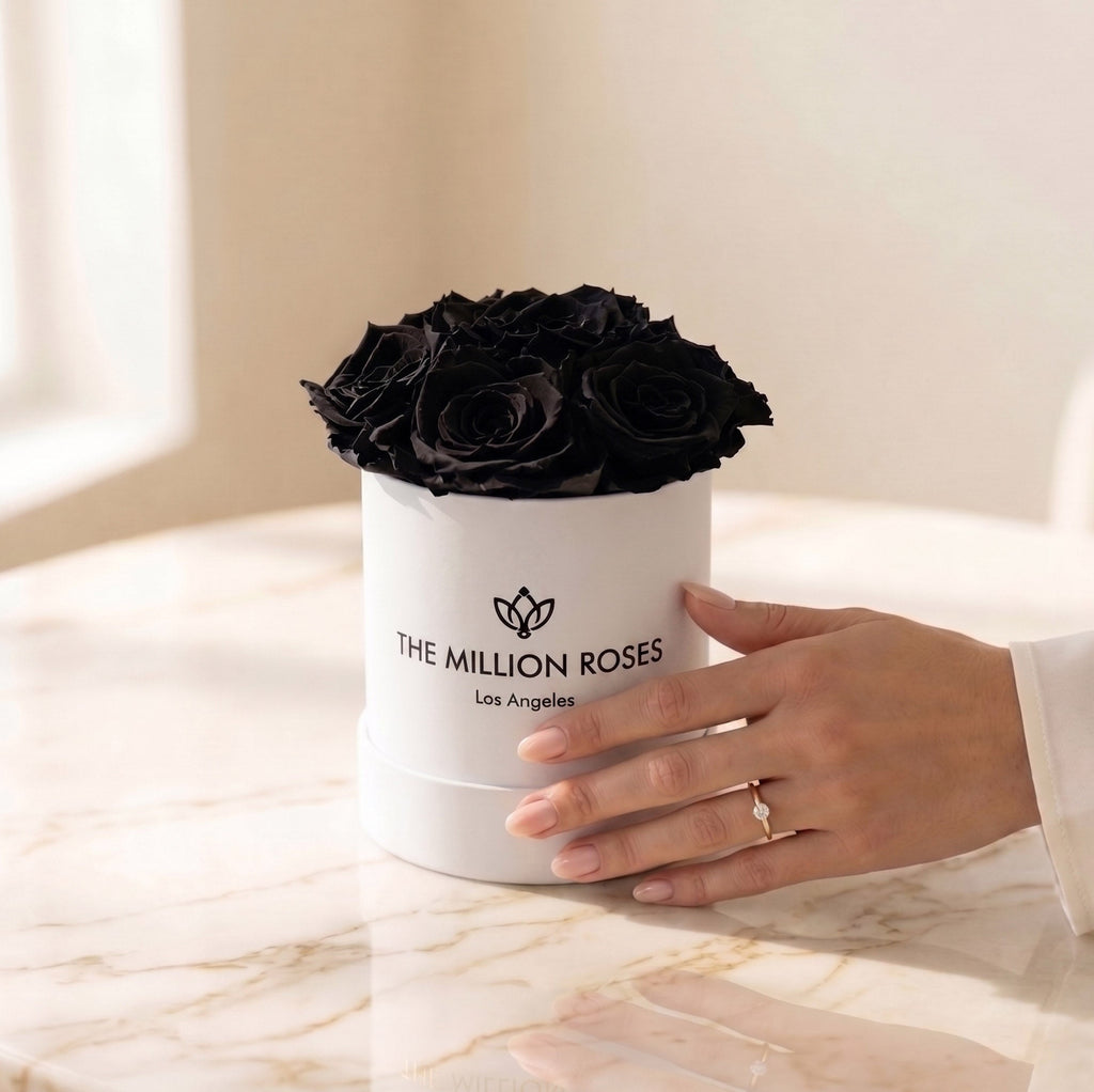 Essence White Box | Black Roses