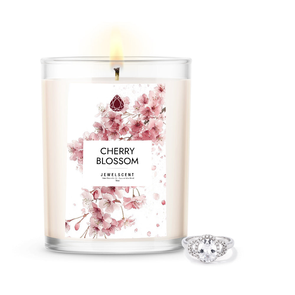 Cherry Blossom 18oz Mystery Jewelry Candle