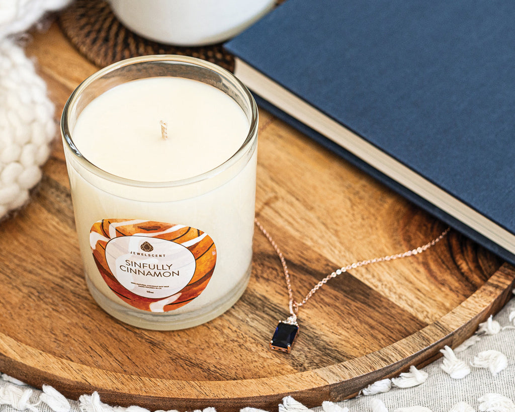Sinfully Cinnamon 10oz Mystery Jewelry Candle