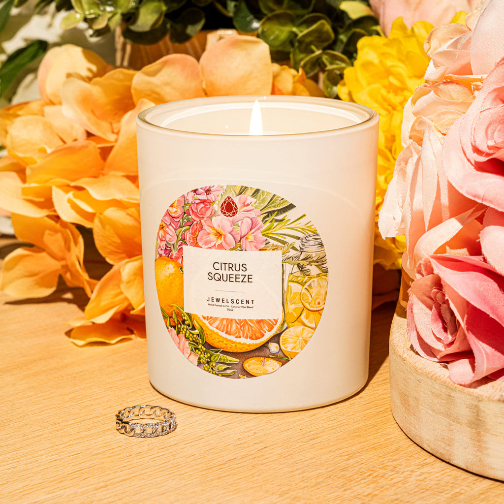 Citrus Squeeze 10oz Mystery Jewelry  Candle