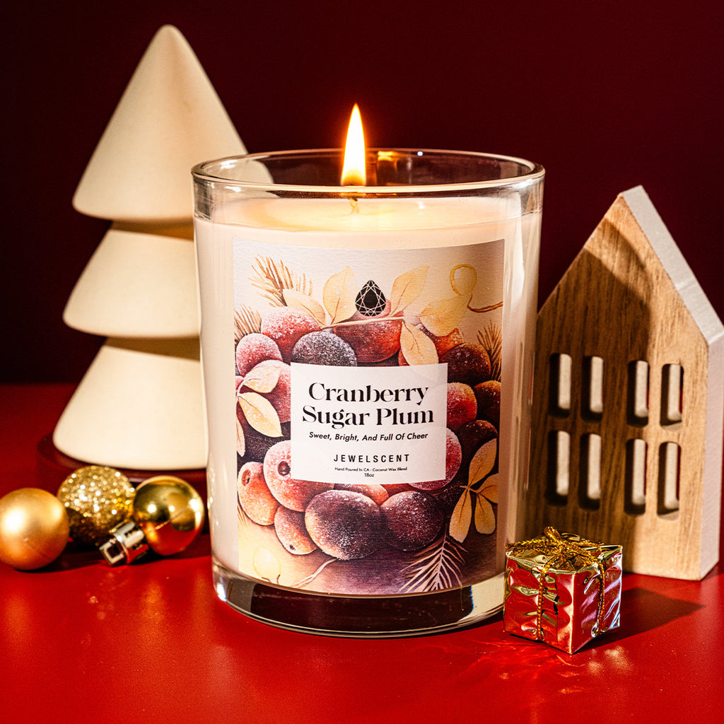 Cranberry Sugar Plum 18oz Mystery Jewelry Candle