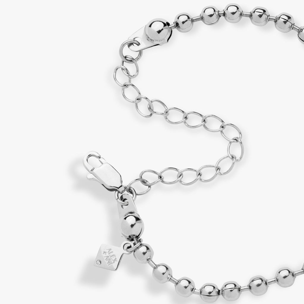 Cross Ball Chain Bracelet