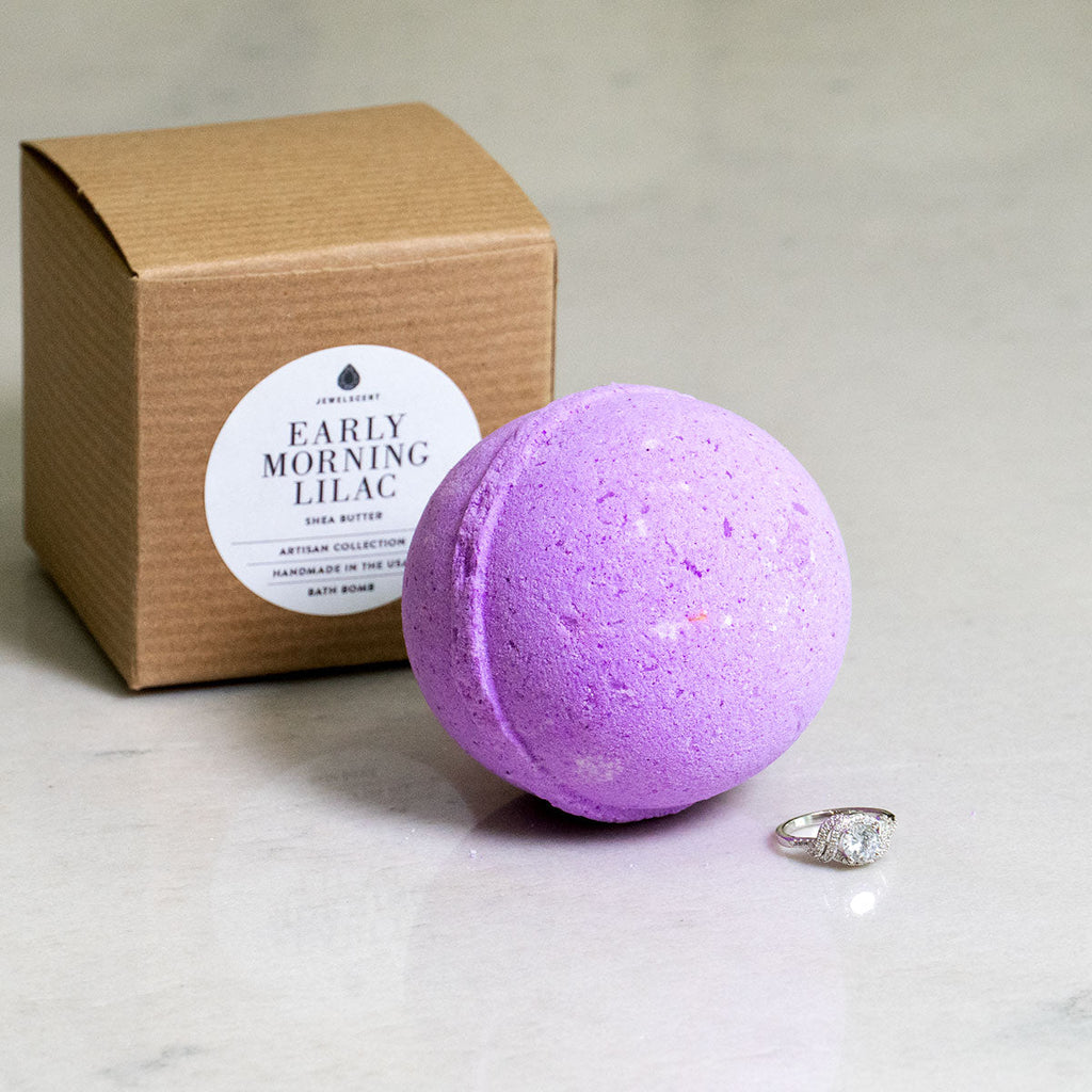 Early Morning Lilac 10oz Mystery Jewelry Bath Bomb