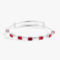 July Birthstone Emerald Cut Bangle