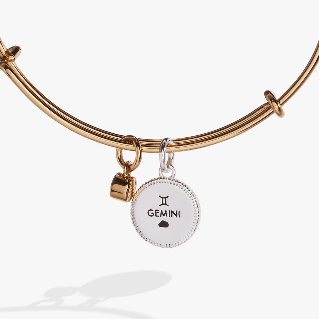 Gemini Zodiac Charm Bangle