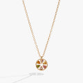 Heart Crystal Wheel Necklace