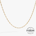 Singapore Chain Charm & Layering Necklace
