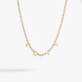 "Love" Crystal Tennis Necklace
