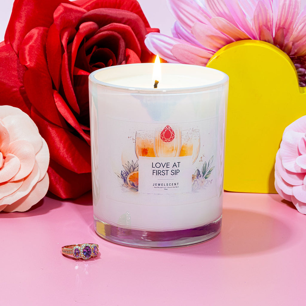 Love At First Sip 10oz Mystery Jewelry Candle