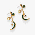 Malachite Charm Earrings