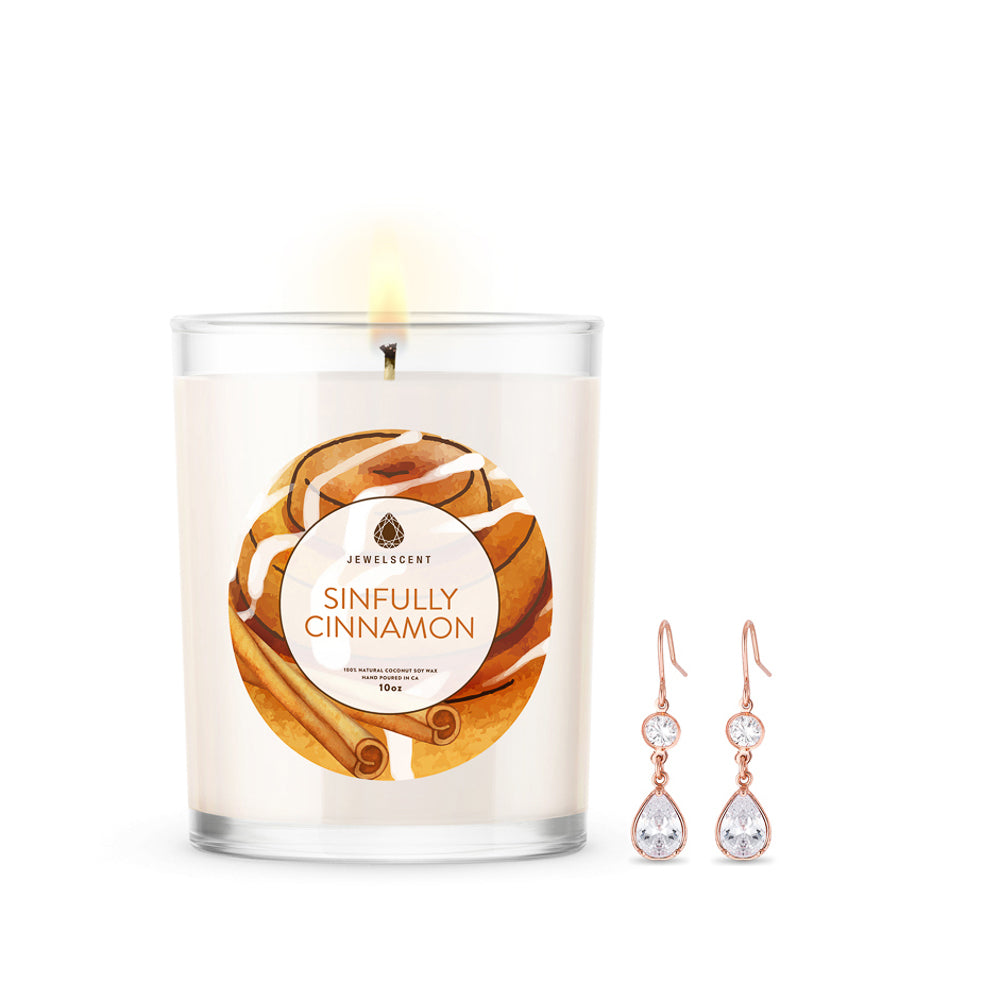 Sinfully Cinnamon 10oz Mystery Jewelry Candle