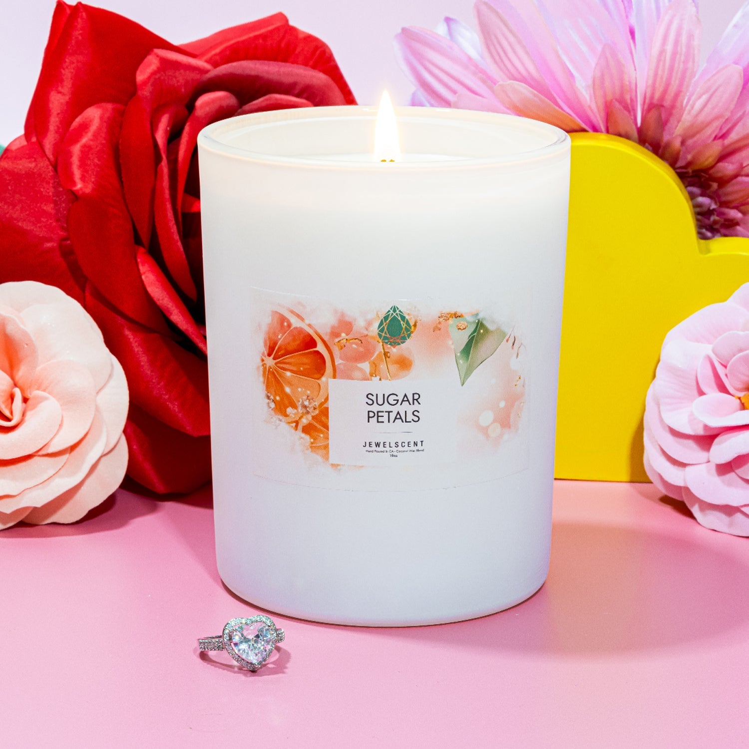 Sugar Petals 18oz Mystery Jewelry Candle