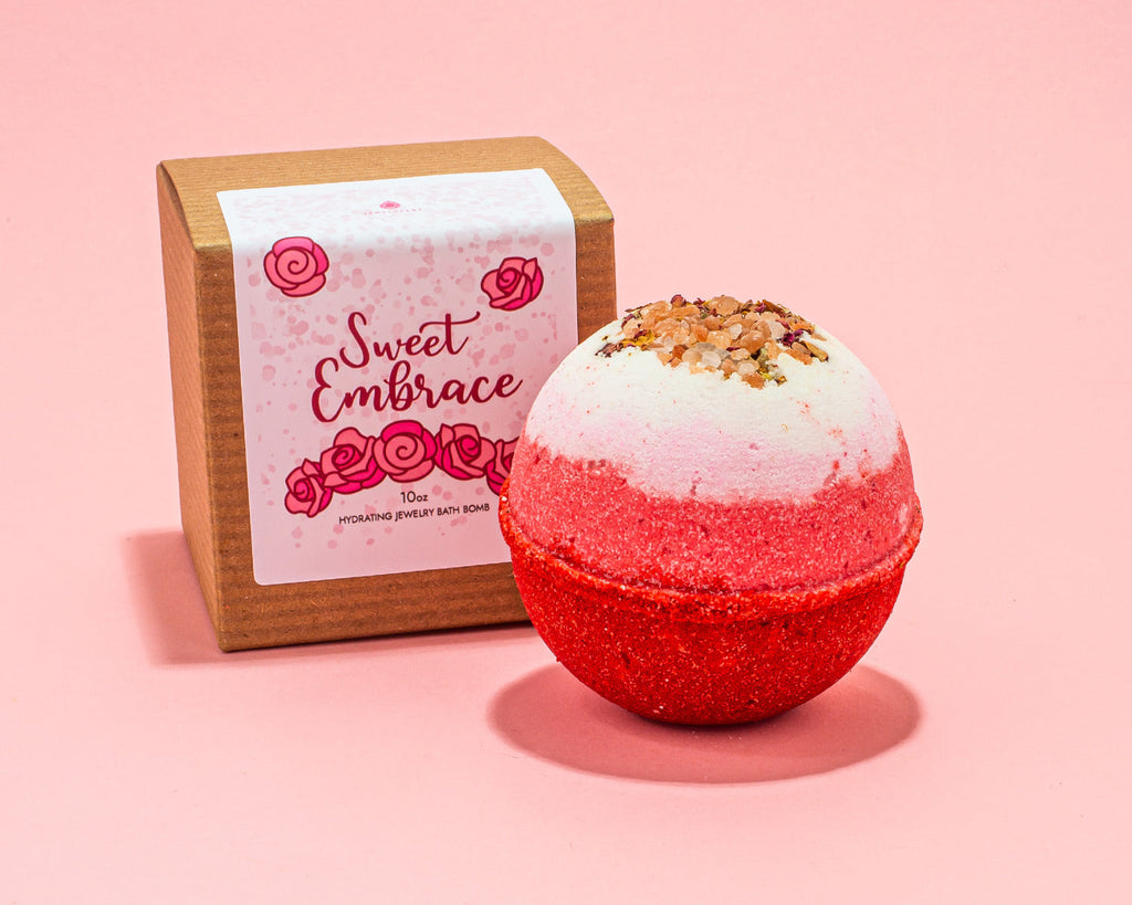 Sweet Embrace 10oz Mystery Jewelry Bath Bomb